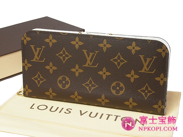 ルイヴィトン LOUIS VUITTON モノグラム ウェーブ ポルトフォイユ・アンソリット 長財布 ブロン M60452